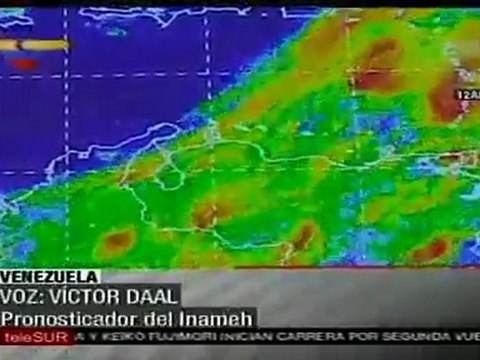 Lluvias constantes en Venezuela