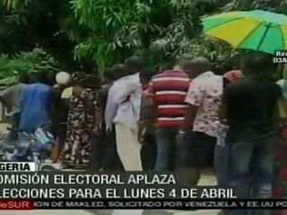 Posponen las elecciones en Nigeria