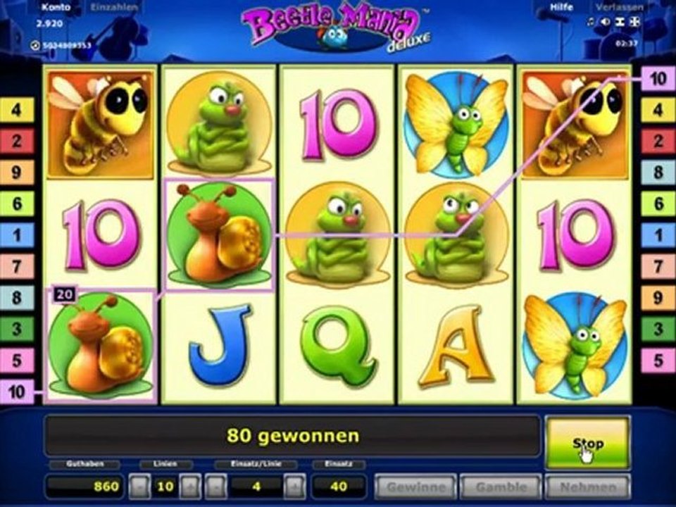 Beetle Mania online spielen Novoline