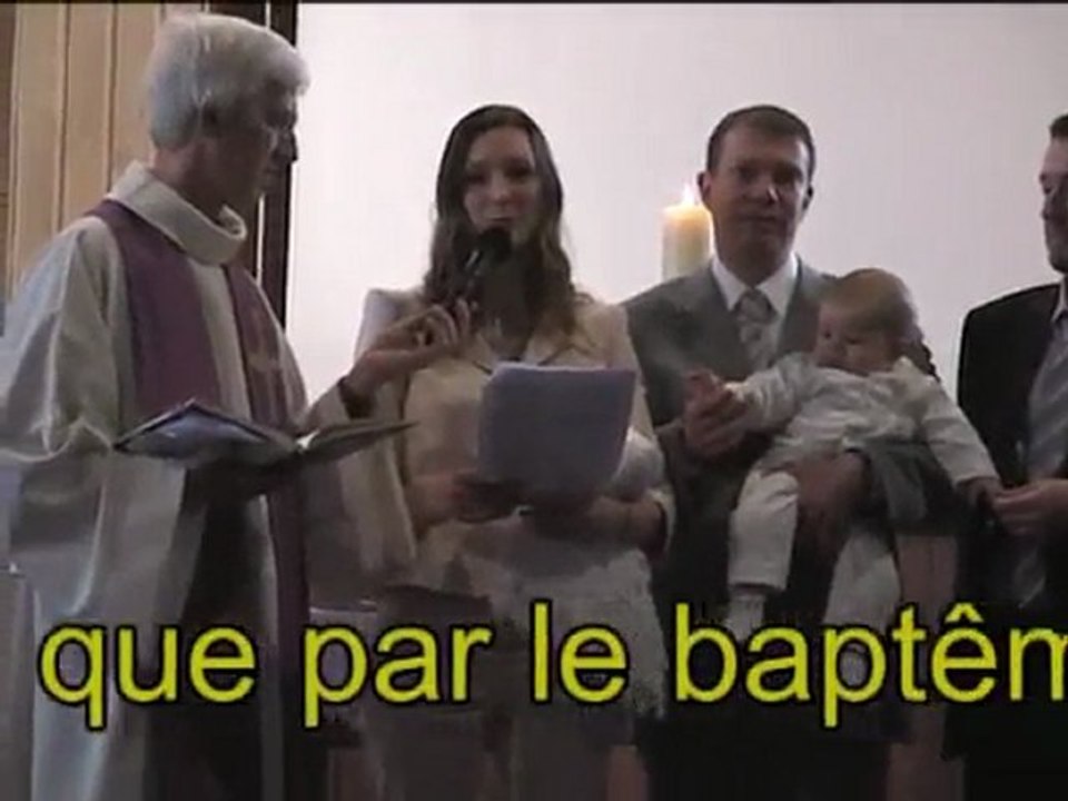 Baptême du 3 avril 2011