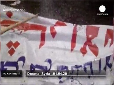 Syria: demonstration and attack on protesters - no comment