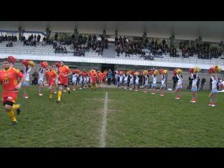 les flammes et les Etincelles USAP ESPOIRS VS BAYONNE