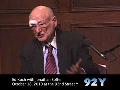 Ed Koch Says Tea Party a 'Vehicle for Anger'