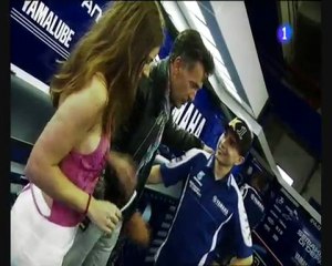 Francis Lorenzo y Miryam Gallego en Moto GP