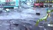 Ground level HD footage of tsunami hitting Kesennuma Japan