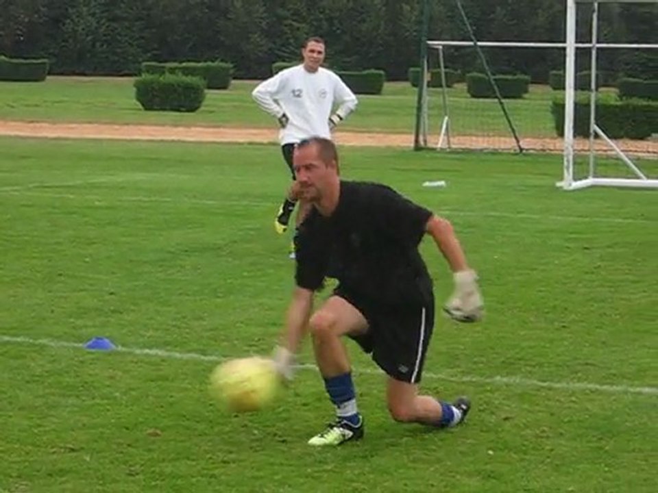 Entrainement gardiens de but - Stage Sablé-sur-Sarthe