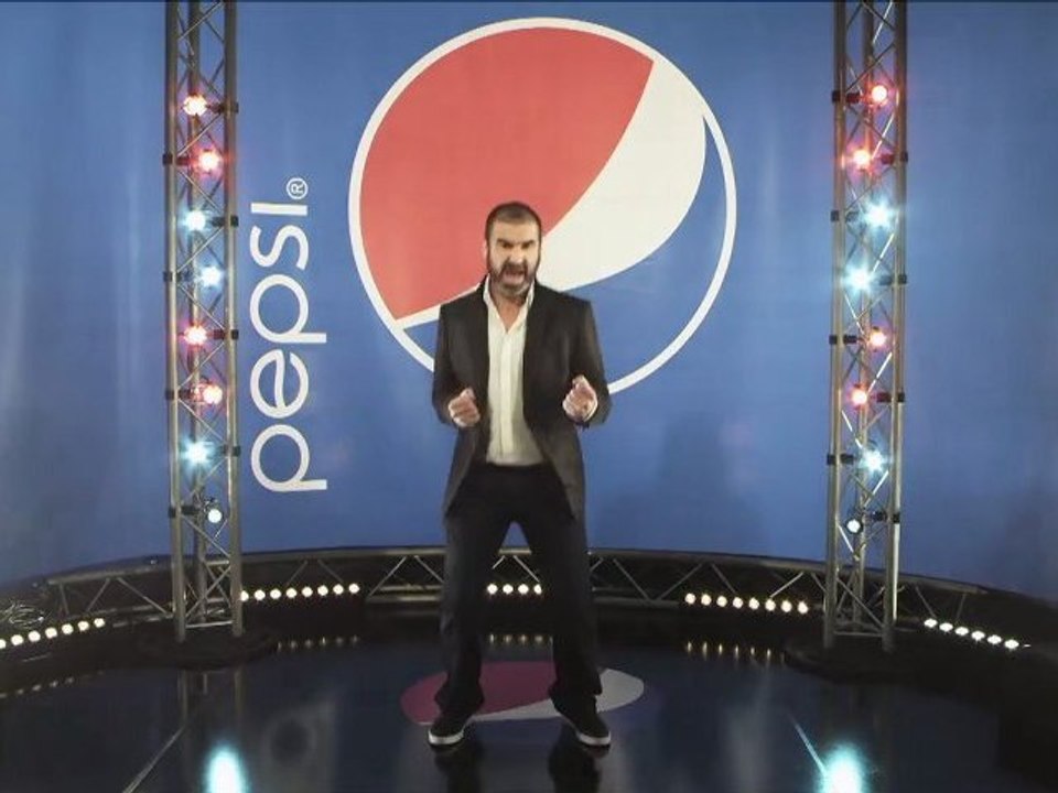 Bêtisier de la pub Pepsi avec Cantona et le Kaira Shopping !