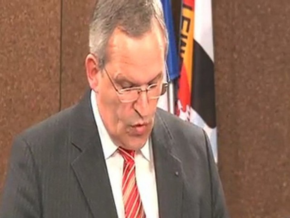 Patrick Weiten, président du Conseil général de la Moselle