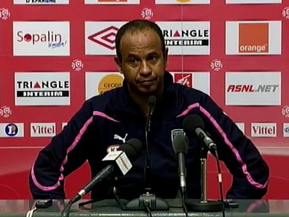 Conférence de presse après Nancy-Bordeaux