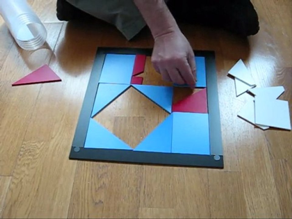 le puzzle de pythagore en plastique