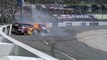 NASCAR sprint cup Martinsville big crash Truex Jr Khene