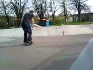 ollie 180 sur ramp
