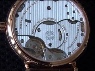 IWC Portofino Remontage Manuel 8 jours