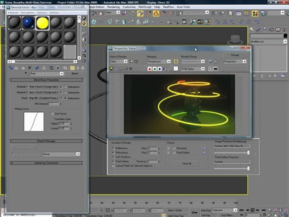 Tutorial vfxn3d - Eclairage sous 3ds max (Mental Ray) [part1]