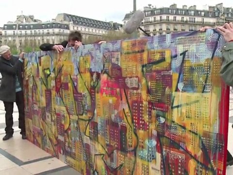 Bill Gates: le street art au service de l'aide au développement