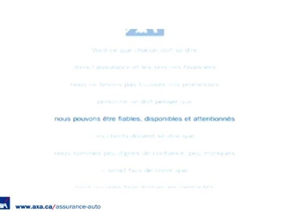 Assurance Auto - AXA Canada