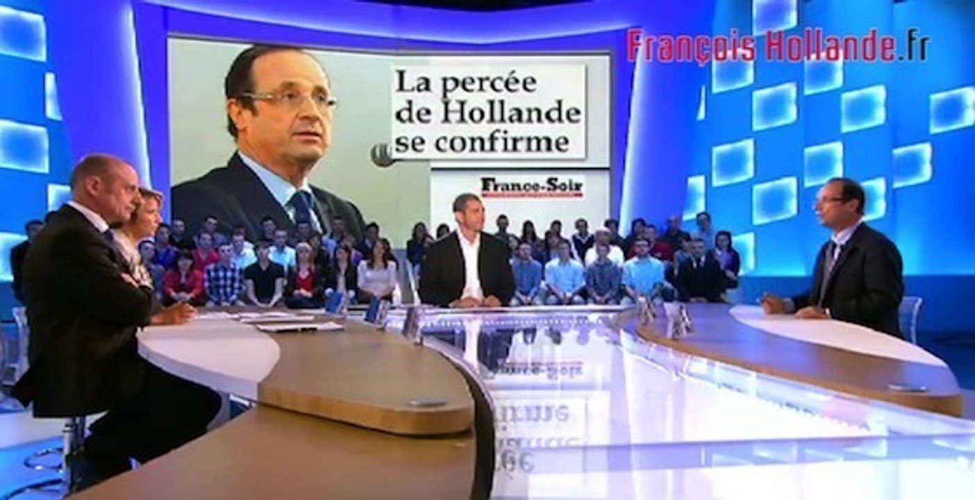 François Hollande invité du Grand Journal - Canal Plus - 04 avril 2011
