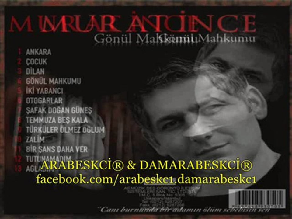 Murat İnce  Tutunamadım 2011 Yeni Albümünden DAMARABESKC1®