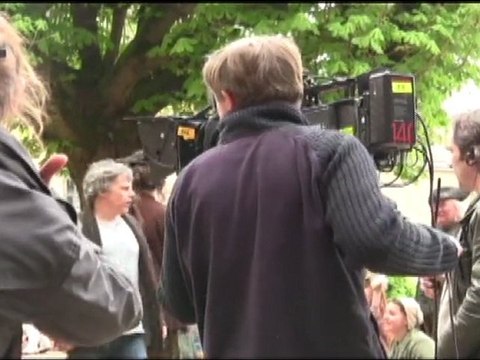 Sur le tournage de la série Nicolas Le Floch dans le vieux-Mans