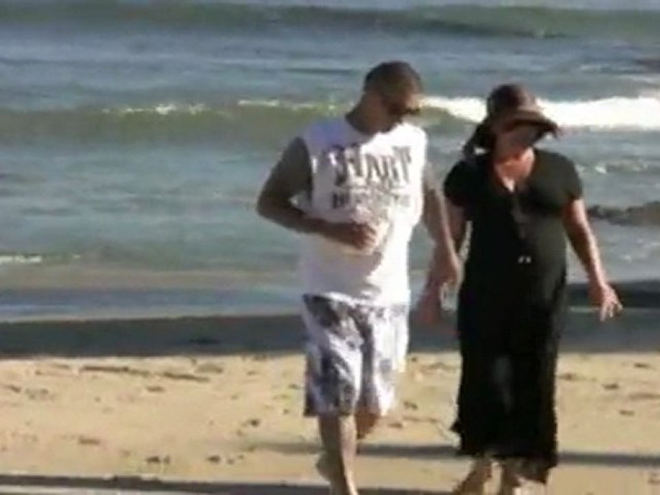 Exklusiv: Pink und Carey am Strand