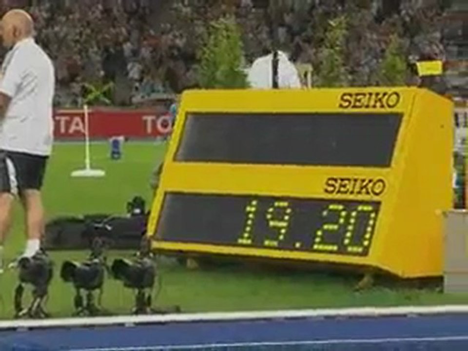 Usain Bolt - Record du monde du 200m en 19'19'' (le 20 août 2009)
