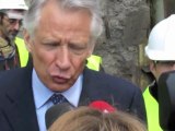 Dominique de Villepin en visite à Denain