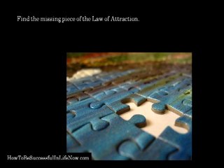 Why The Law of Attraction Didn't Work!