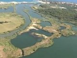 Frejus vue du ciel - Saint Aygulf et les etangs de Villepey