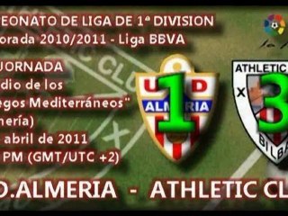 Jor.30: UD Almería 1 - Athletic 3 (4/04/11)