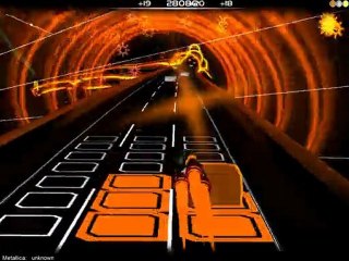Audiosurf : metalica seek and destroy
