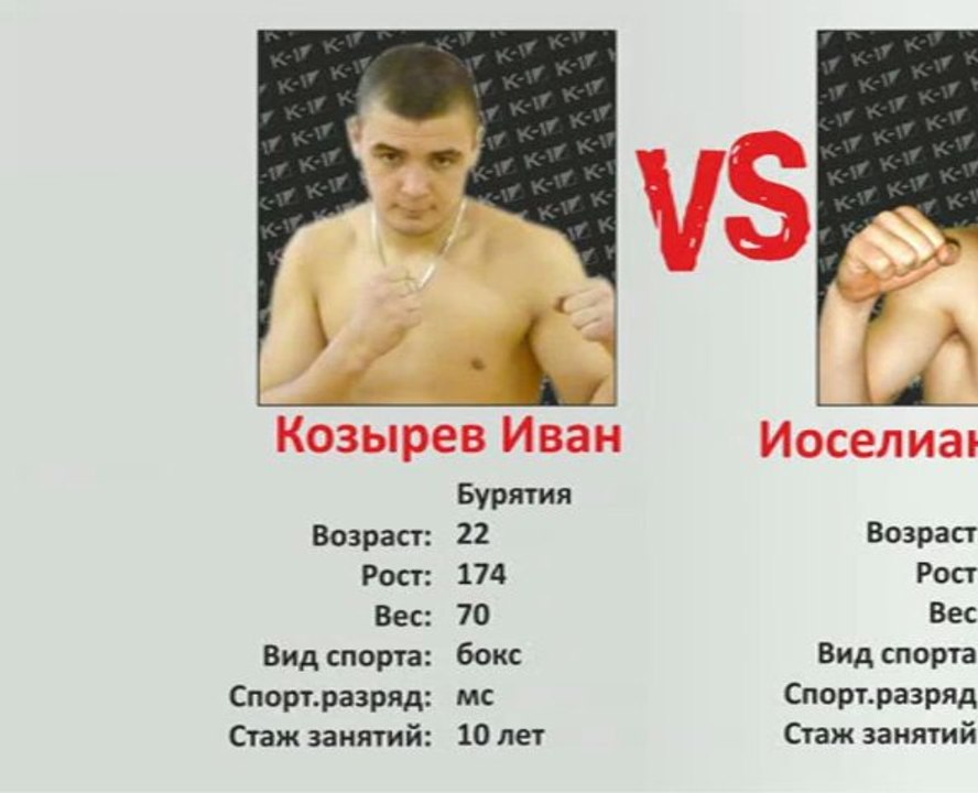 II Чемпионат по К-1. Козырев - Иоселиани // www.rb03.ru