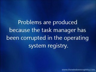 Remove The Task Manager Problems