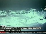 Hallan restos de avión de Air France caído en 2009