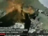 Siguen manifestaciones por quema del Corán, 21 muertos