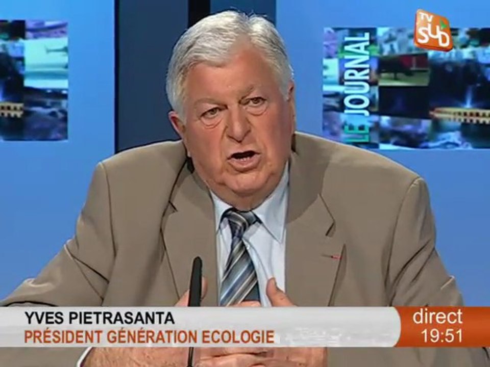 Yves Piétrasanta, président de Génération Ecologie ‎