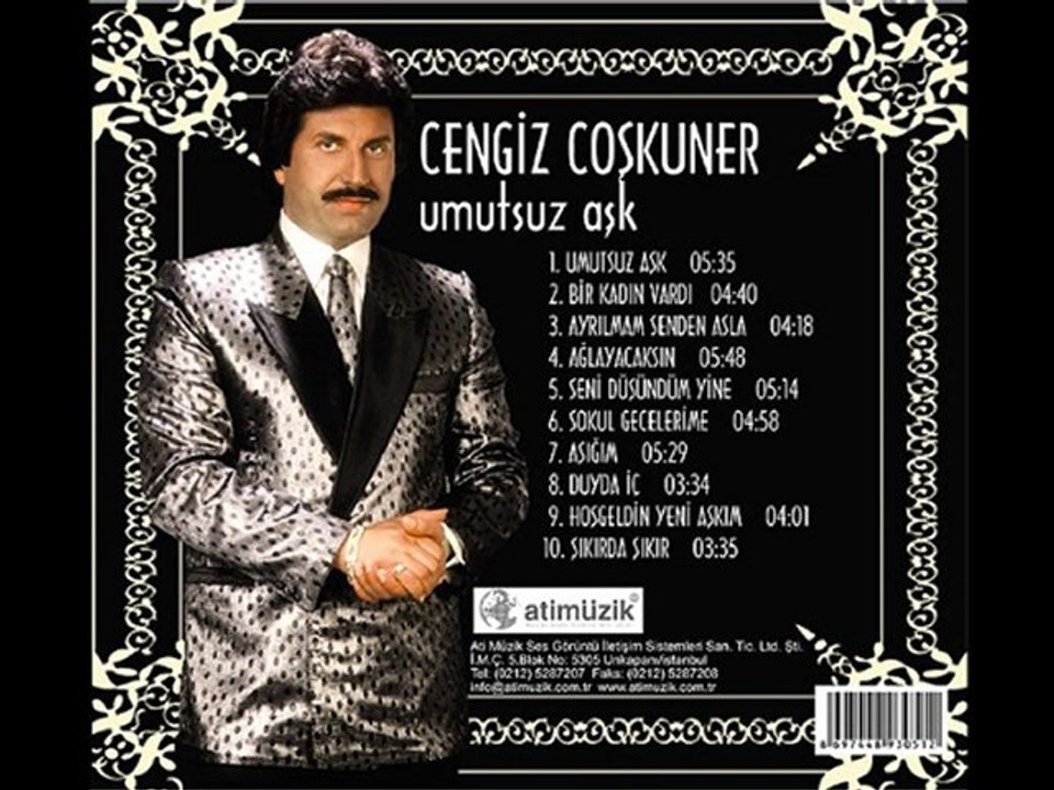 CENGİZ COŞKUNER - UMUTSUZ AŞK (Albüm Tanıtımı) 2011 !!ATİ MÜZİK!!