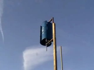 Construction d'une éolienne à axe vertical