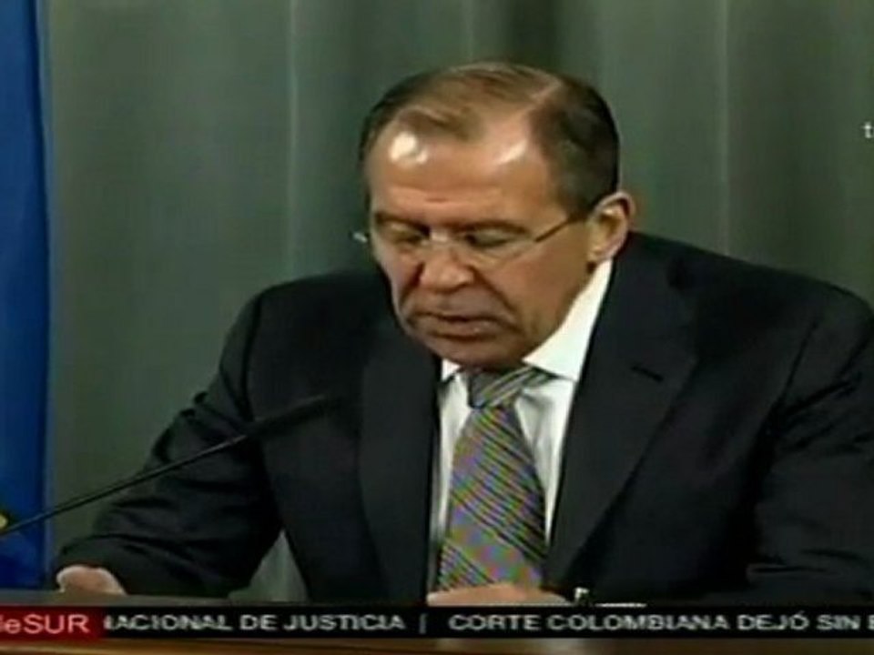 Lavrov: los africanos deben de resolver sus problemas