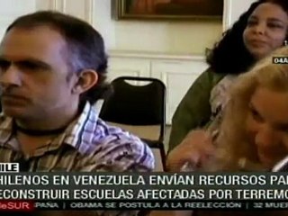 Ayudan para la reconstrucción de escuelas en Chile