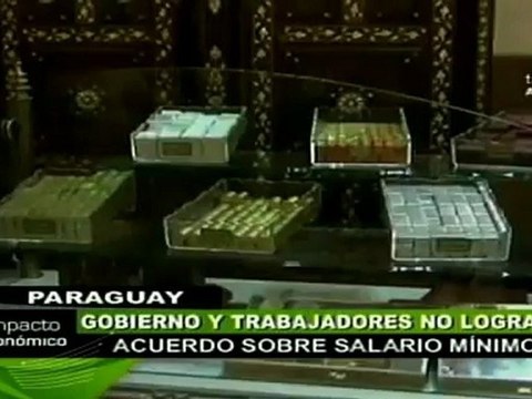 Negociaciones en Paraguay por salarios mínimos