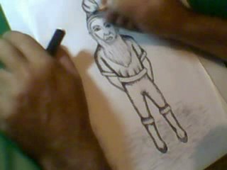 Desenho em Bico de Pena - Estúdio Leitão Desenhos