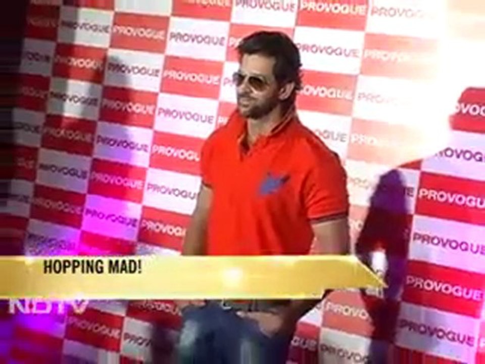 Hrithik Roshan is hopping mad!