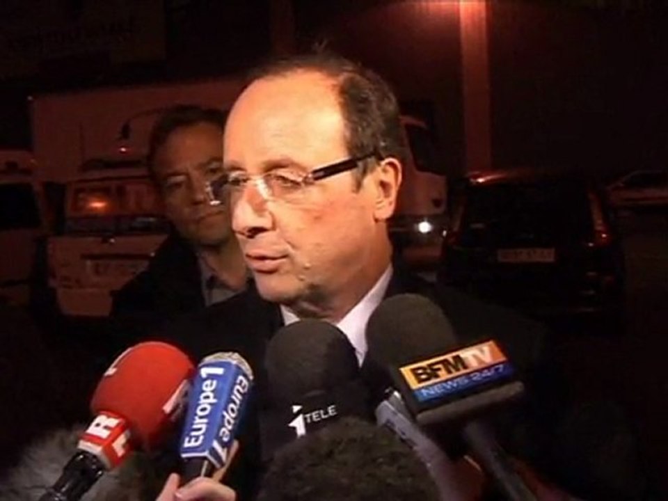 François Hollande à Boulogne-sur-Mer