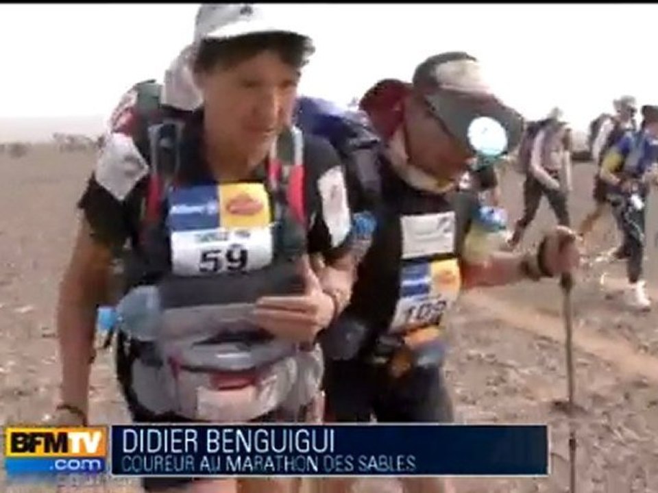 Les coureurs souffrent au Marathon des sables