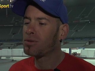 Bastien BRACQ "Interview de Régis LACONI " pour le Trophée Andros au Stade de France