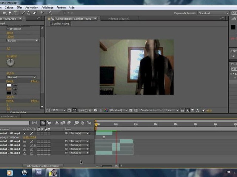 TUTO after effect apparition visiteur du futur