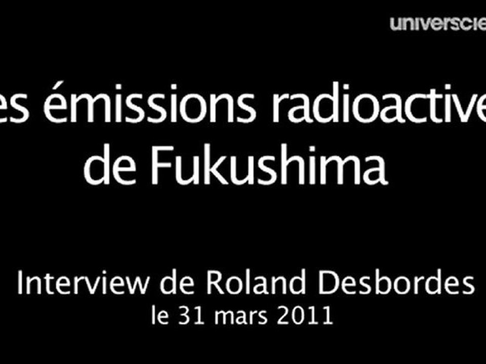 conséquences radioactives de Fukushima (selon la CRIIRAD)