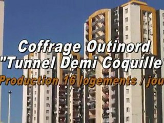 Outinord Algerie Projet de logements "Les Bananier" Coffrage Tunnel 2011