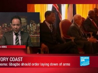 Ivory Coast - USA - Obama : Gbagbo should order laying down of arms