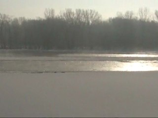 Rivière des Mille-Îles toute blanche